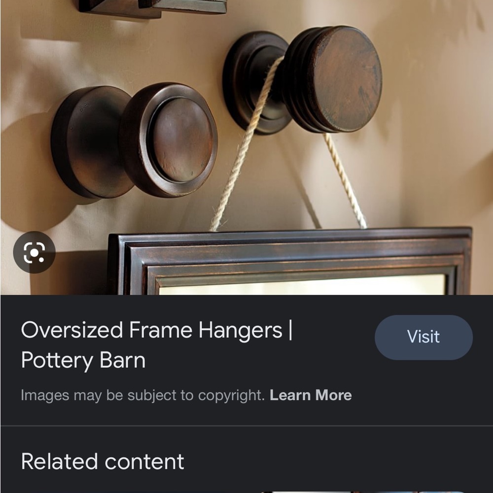 Pottery Barn Frame Hangers